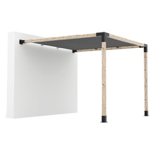 Toja Grid Wall Mount Pergola Bracket & Square Shade Sail Set