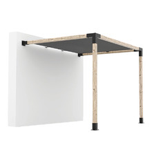 Toja Grid Wall Mount Pergola Bracket & Rectangular Shade Sail Set