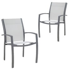 Seaspray Aluminium Outdoor Sling Dining Chair (Set of 2)