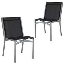 Waratah Aluminium Outdoor Sling Dining Chair (Set of 2)