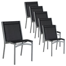 Waratah Aluminium Outdoor Sling Dining Chair (Set of 6)