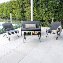 4 Seater Manhattan Outdoor Lounge Set with Cushions