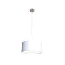 40cm White Marco 1 Light Pendant