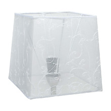 Heidi Square Linen Patterned Lamp Shade
