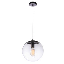 Sfera Black Glass Pendant Light