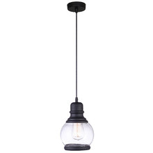 Clear Cardho 1 Light Glass Pendant