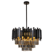 Regina 4 Tier 6 Light Crystal Pendant