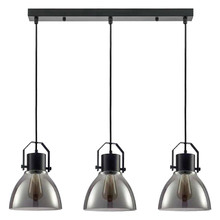 Lucan 3 Light Steel Pendant