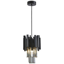 Reign Crystal & Steel Pendant Light