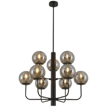 Clarie 9 Light Glass Pendant