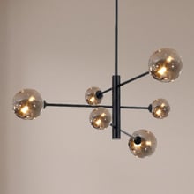 Ovid Steel 6 Light Pendant