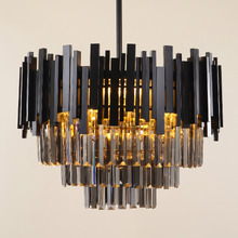Regina 4 Tier 6 Light Crystal Pendant