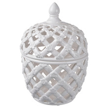 Elbe Ceramic Decorative Lidded Jar