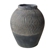Carmoo Textured Cement Plant Pot