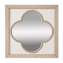 Clover Fir Wood Wall Mirror