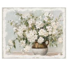 Wildflowers Bouquet Stretched Canvas Wall Art