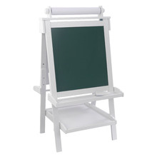 Deluxe Wooden Easel in White