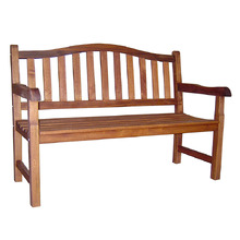 2 Seater Houlton Dungun Wood Garden Bench