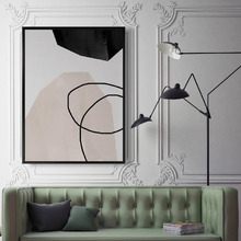 Taupe Hex II Canvas Wall Art