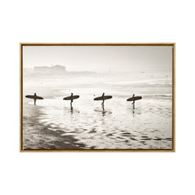 Living the Life Framed Canvas Wall Art