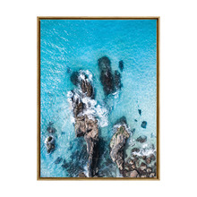 On the Rocks Framed Canvas Wall Art