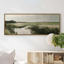 Meadow Whispers II Framed Canvas Wall Art
