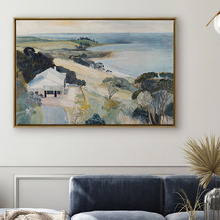 House on the Bay Canvas Wall Art