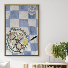 Oysters at Noon Canvas Wall Art