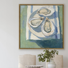 Oyster Hour Canvas Wall Art