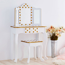 2 Piece Kids' Amarah Dressing Table & Stool Set