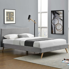 Grey Tegan Upholstered Scandi Bed Frame