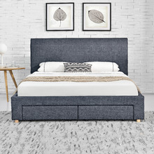 Ishtar Bed Frame with 4 Drawer Storage