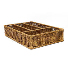 4 Compartment Azur Storage Basket Tray