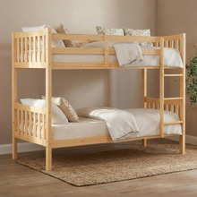 Karelia Pine Wood Single Bunk Bed