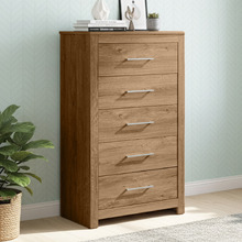 Dark Oak Maddington 5 Drawer Tallboy