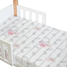 Amani Bebe Organic Standard Cot Fitted Sheet Vintage Floral