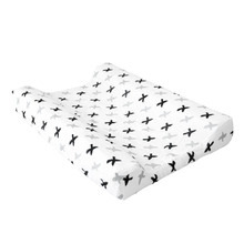 Organic Change Mat Cover Tic Tac Toe XX Print