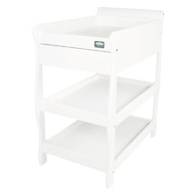 Sleigh Change Table With Drawer