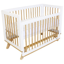 Babyhood Aurora New Zealand Pine Wood Convertible Cot