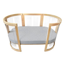 Amani Bebe Drops Jersey Cotton Oval Fitted Sheet