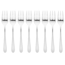 Tablekraft Luxor Stainless Steel Cake Forks (Set of 8)