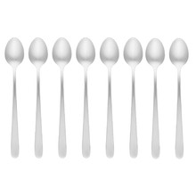 Tablekraft Luxor Stainless Steel Soda Spoons (Set of 8)