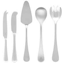 5 Piece Tablekraft Gable Stainless Steel Hostess Set