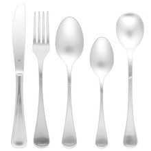 40 Piece Tablekraft Elite Stainless Steel Cutlery Set