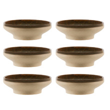 Burnt Sienna Soho 15cm Footed Cereal Bowls (Set of 6)