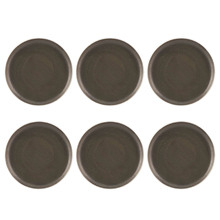 Dark Grey Urban 20cm Coupe Salad Plates (Set of 6)