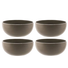 Dark Grey Urban 15.5cm Cereal Bowls (Set of 4)
