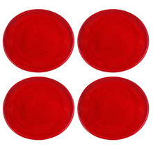 Reactive Red Artistica 25cm Tapas Plates (Set of 4)