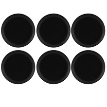 TK Black 24cm Coupe Salad Plates (Set of 6)