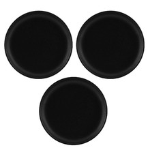 TK Black 27.5cm Coupe Dinner Plates (Set of 3)